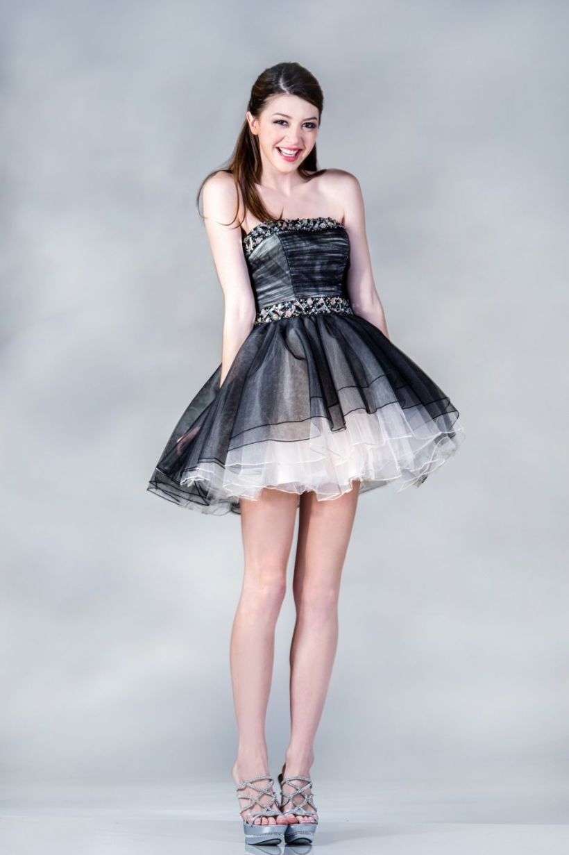 ncinoch1280bk_black_strapless_tulle_mesh_overlayed_cute_short_a-line_dress_for_homecoming_prom_and_sweet_16